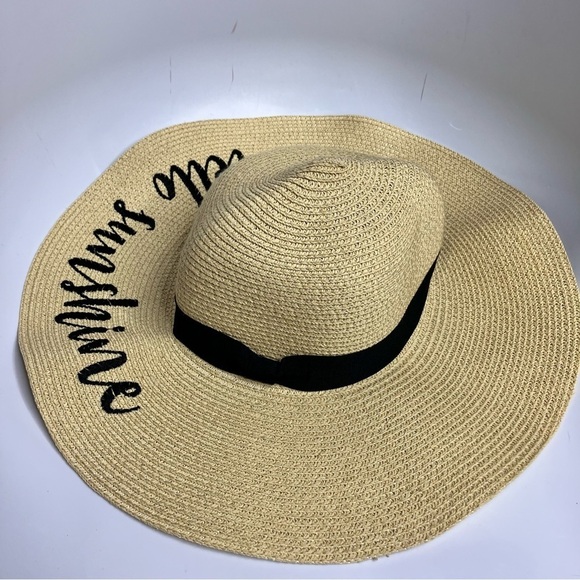 Brook + Bay‎ paper sunhat hello sunshine one size fits most - Picture 3 of 5